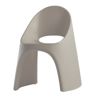 Slide Amélie set of 2 chairs in polyethylene available in many finishes