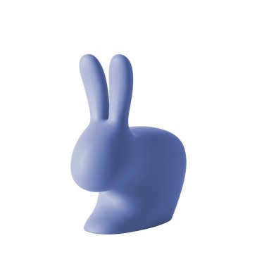 Qeeboo Rabbit Chair design stoel in de vorm van een konijn gemaakt van polyethyleen