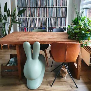 qeeboo rabbit chair table
