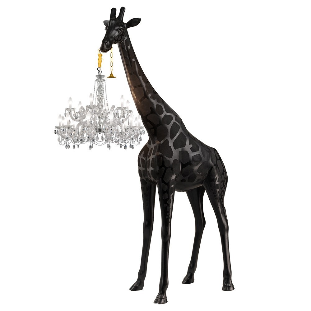 qeeboo giraffa lampada da terra lato