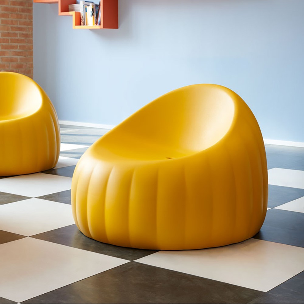 toboggan gelee lounge profil jaune