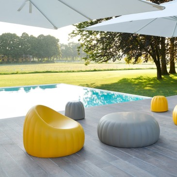 Gelee Lounge lounge armchair by Slide made of soft polyurethane