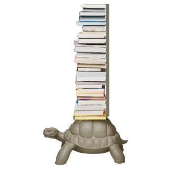 qeeboo Turtle Carry Bookcase libreria grigia