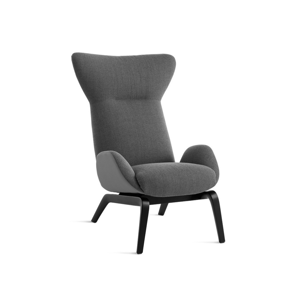 Bloemlezing knecht kortademigheid Soho, de fauteuil met hoge rugleuning van Horm voor designmeubels