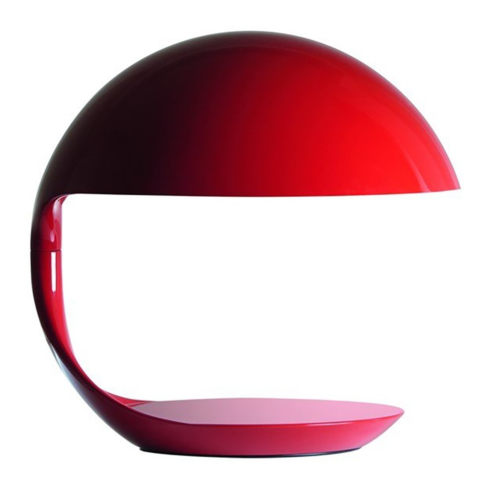 martinelli luce cobra red table lamp cut out