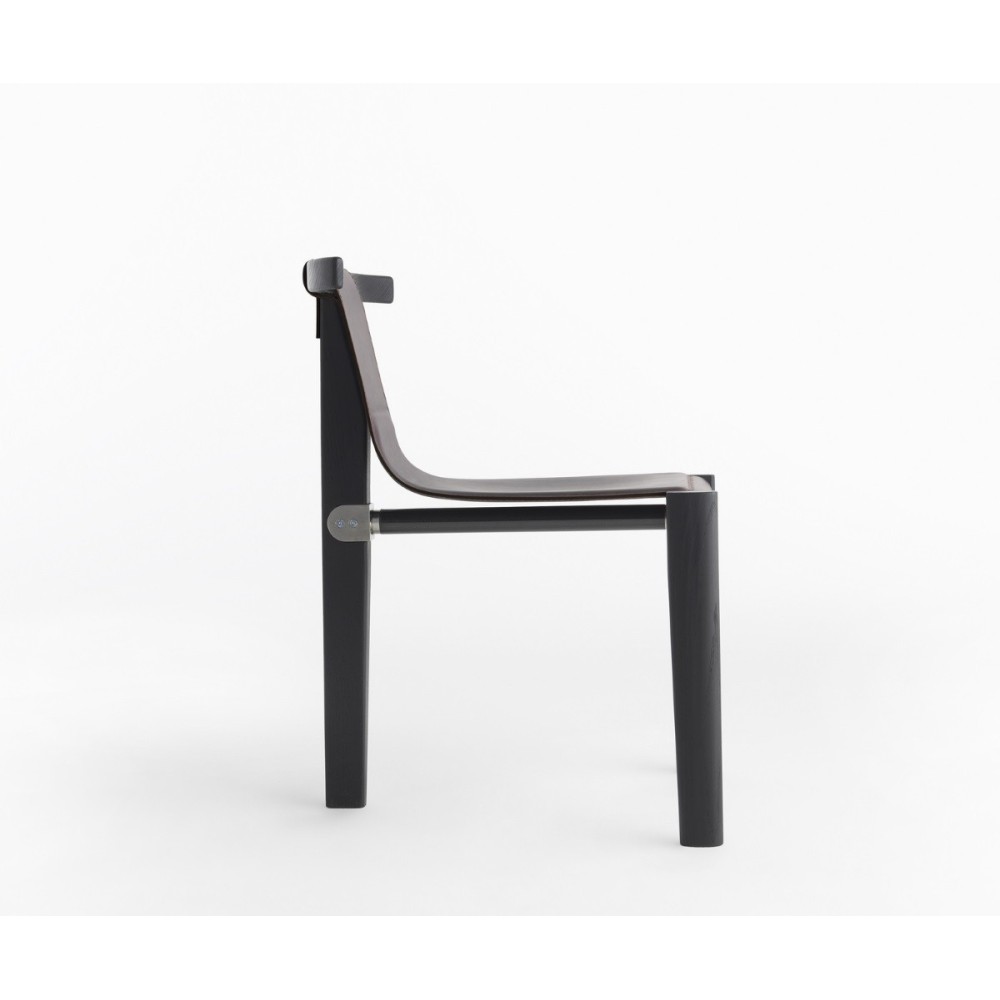 Καρέκλα σχεδίασης Horm Pablita από φυσικό δέρμα | kasa-store