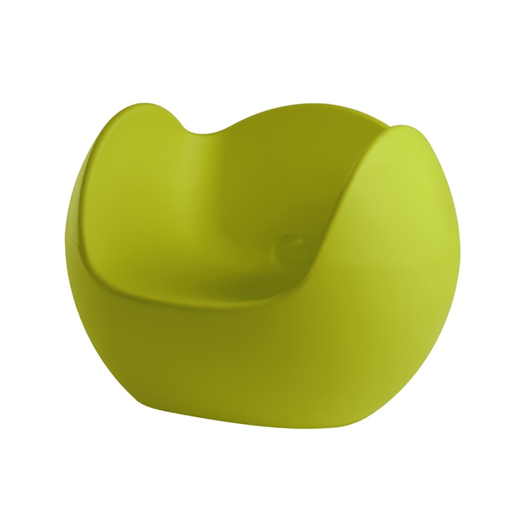 slide bloss green armchair