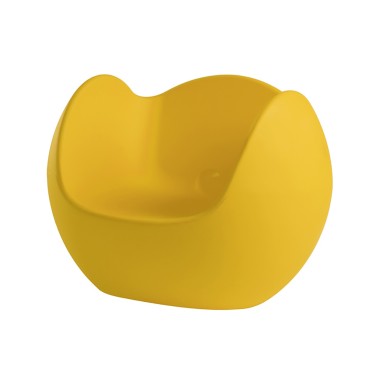 Bloss rocking armchair for indoors and outdoors by Slide designed by Karim Rashid