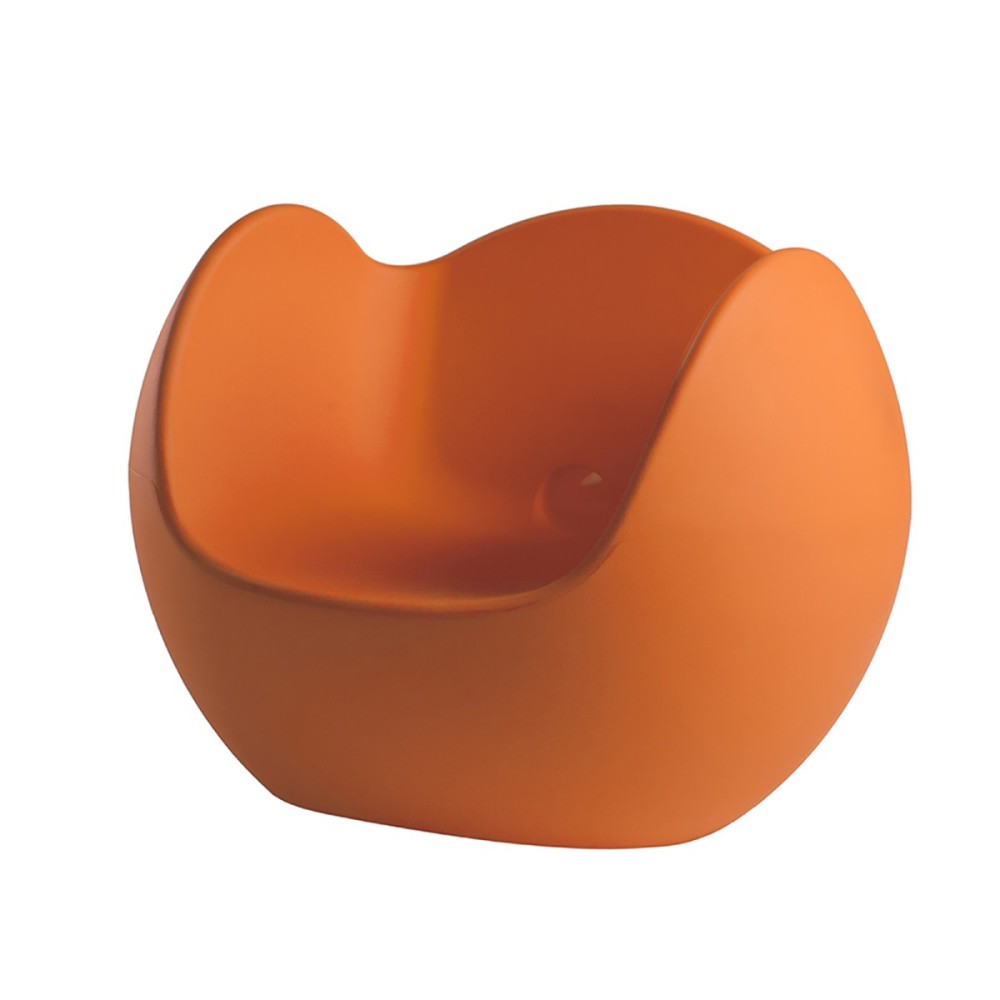 slide bloss orange armchair