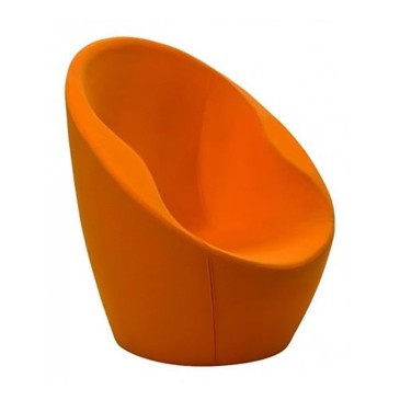 casamania autsch orangefarbener Sessel