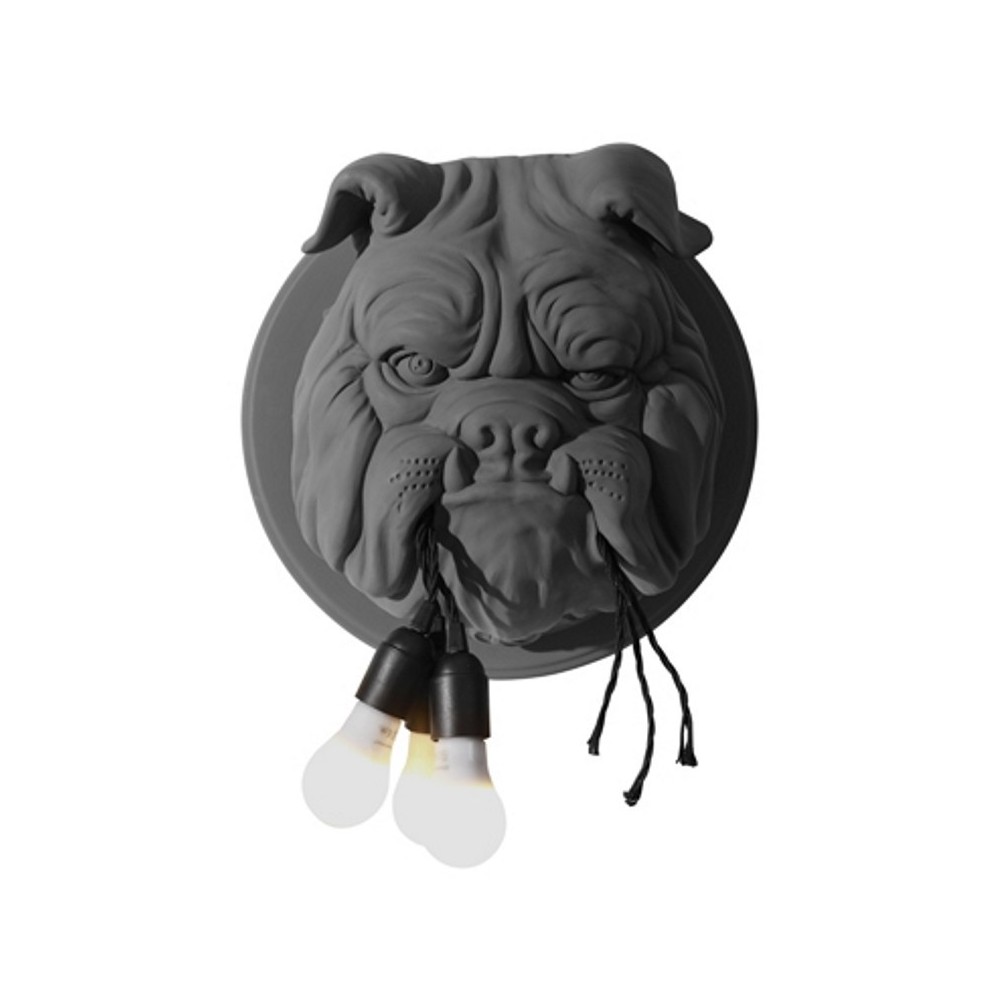 Amsterdam the wall lamp by Karman in the shape of an English bulldog