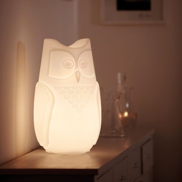 Slide Bubo table lamp made of polyethylene in various finishes