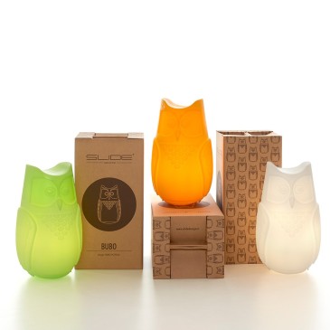 slide bubo table lamp finishes packaging