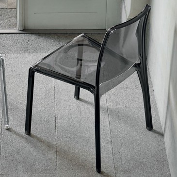 Target Point Futura moderne polycarbonaat stoel verkrijgbaar in twee afwerkingen