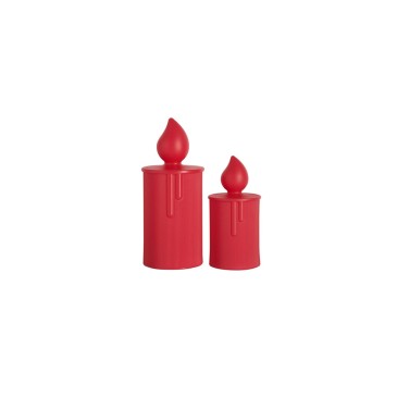 Lampe de table Fiamma / Fiammetta par Slide - rouge clair