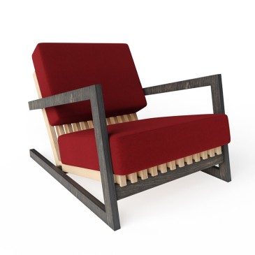 Laengsel kram nordic rood paars fauteuil
