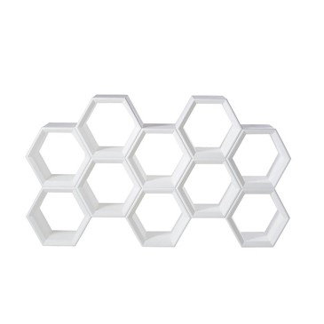 Slide Hexa the colorful and functional honeycomb bookcase | kasa-store