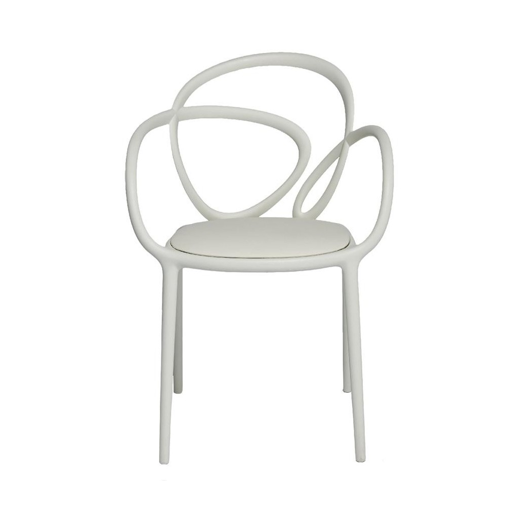 qeboo loop white chair