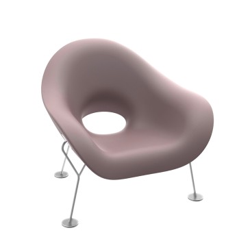 qeeboo pupa pink armchair profile
