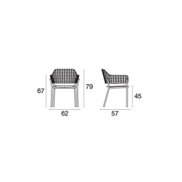 dimensions fauteuil emu lyze