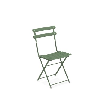 Arc En Ciel folding chair by Emu made entirely of steel