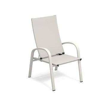 emu holly white outdoor armchair