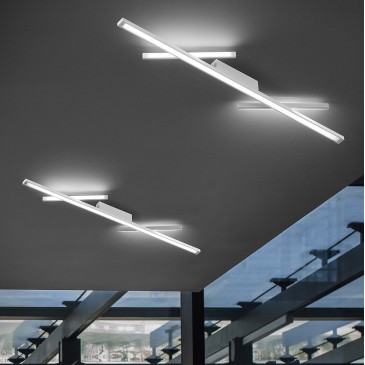 Digit ceiling lamp made in Italy with LED lighting