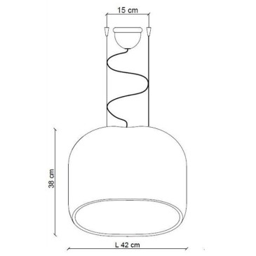 ferroluce globo suspension dimensions