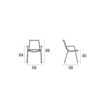 Ala von Emu der hohe Design-Outdoor-Stuhl | kasa-store