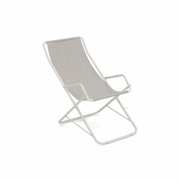 Bahama deckchair by Emu in steel available in many finishes