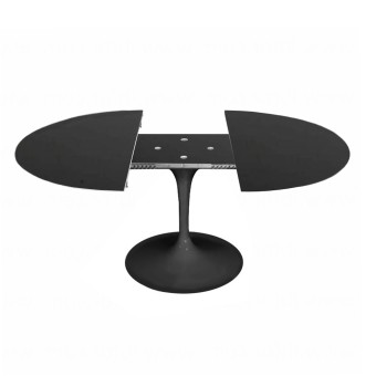 tulip extendable table black table extension mechanism