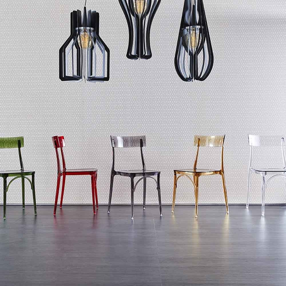 Chaise transparente Colico Milano 2015 fabriquée en Italie | kasa-store