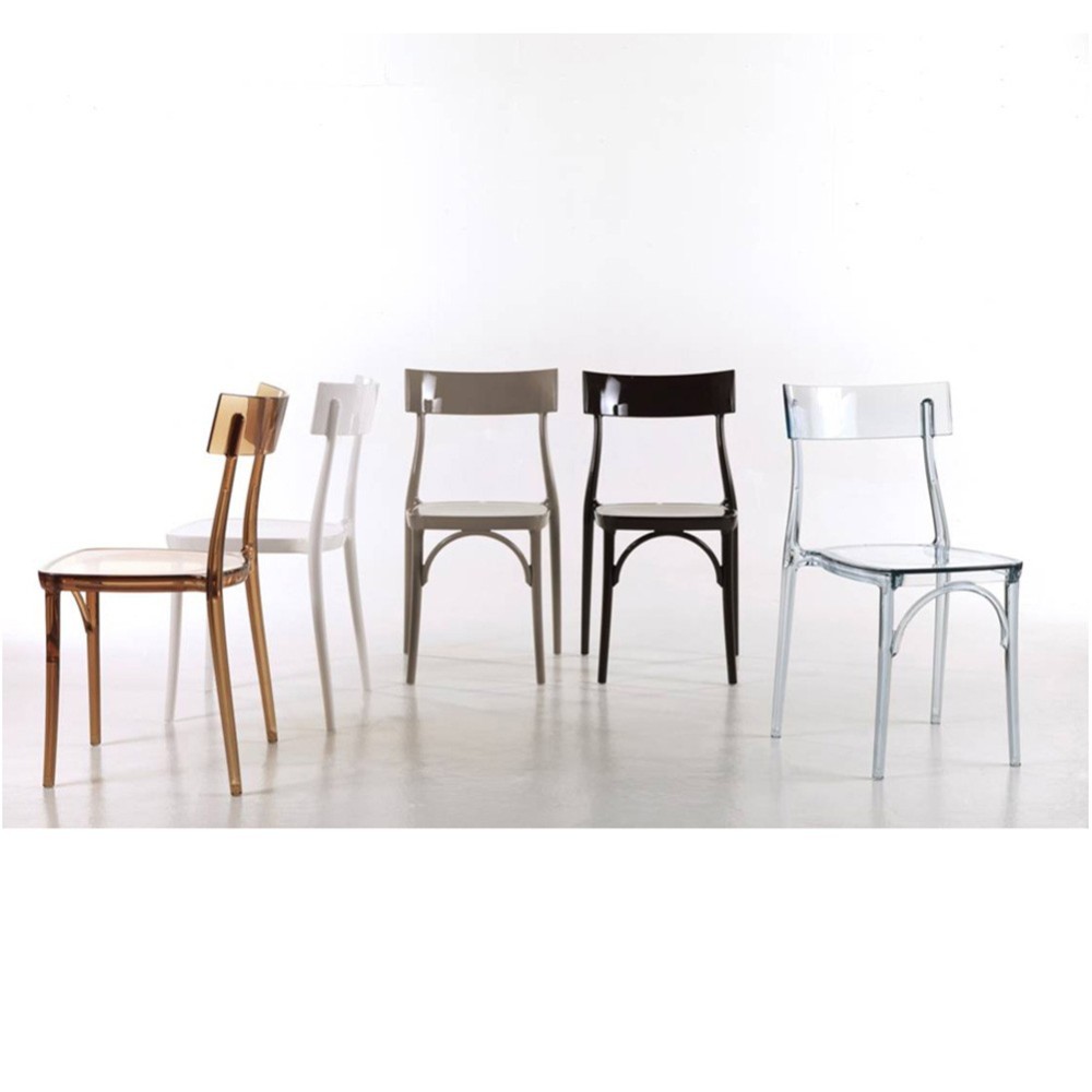 Colico Milano 2015 transparent stol tillverkad i Italien | kasa-store