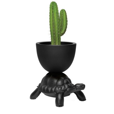 Qeeboo Turtle Carry Planter Polyethylene pot available in multiple colors