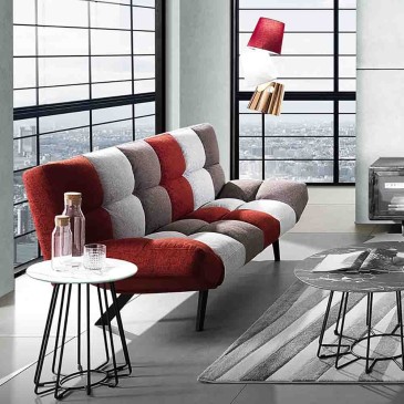 Freak sofa by Tomasucci with folding armrests