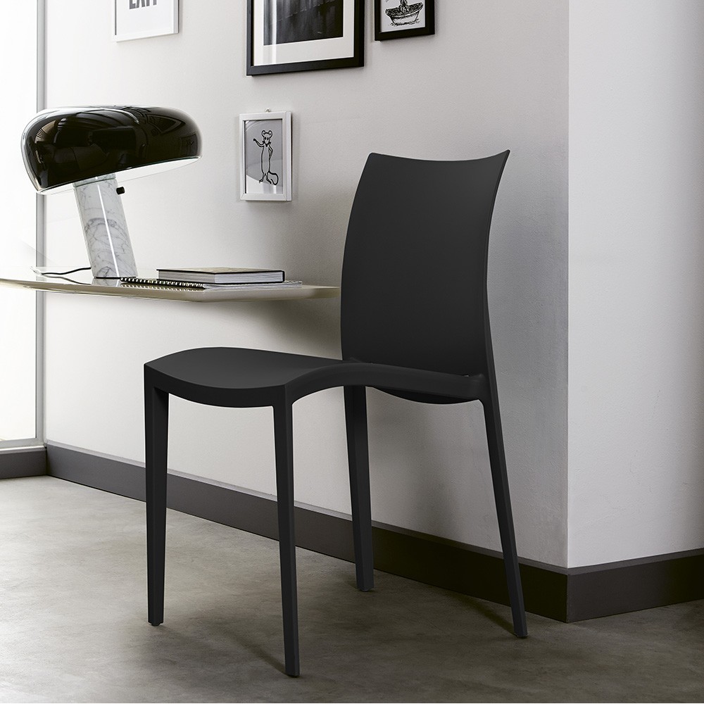 Colico Go Set mit 4 Stühlen aus Polypropylen | kasa-store