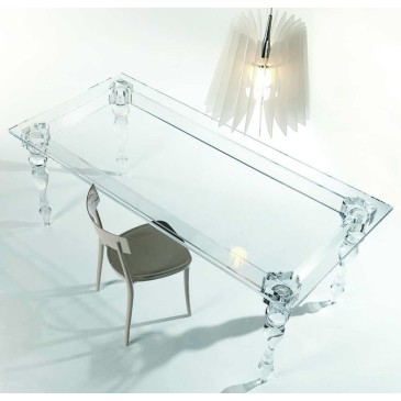 Colico Oste table made entirely of methacrylate available in several sizes