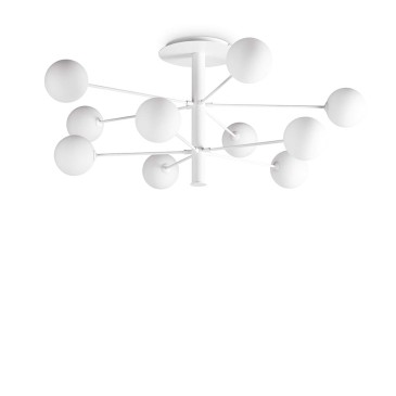 Cosmopolitan plafondlamp van Ideal Lux verkrijgbaar in twee afwerkingen