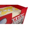 Fireman Sam bunk bed in mdf FIRE TRUCK DOUBLE with lights and ladder