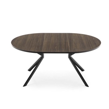 Table extensible Connubia Giove adaptée aux salons ou aux cuisines dans différentes finitions