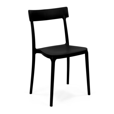 Conjunto de 4 sillas Connubia Argo disponible en varios acabados apto para interior y exterior
