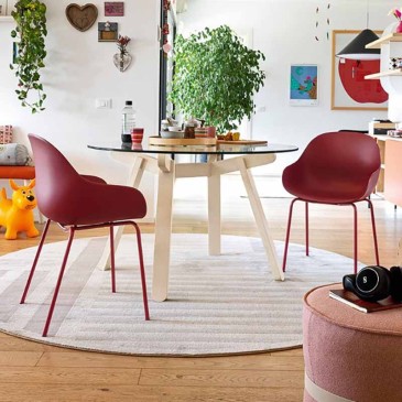 Καρέκλα Connubia Academy για το σαλόνι σας | kasa-store