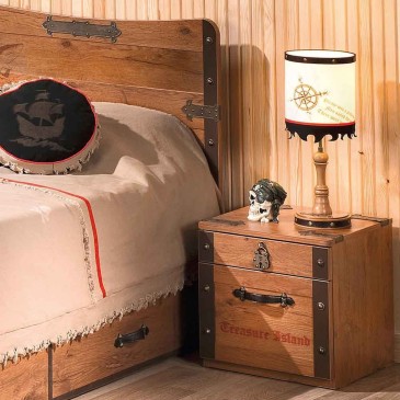 Piraten nachtkastje, ideaal voor op een kinderkamer