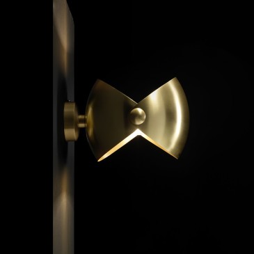 Eirene wall lamp by Esperia made of brass with tilting diffuser
