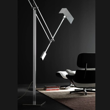 Giraffa di Esperia floor lamp made in Italy, fully adjustable and extensible