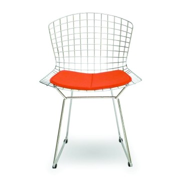 Diamond chair by Harry Bertoia cushion in leather or fabric