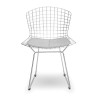Reprodução Cadeira Diamond da Bertoia, design atemporal.