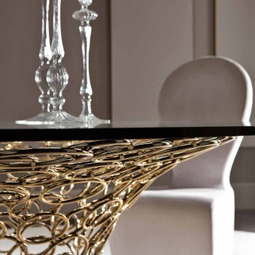 Mondrial Art Form a mesa oval de Cantori | kasa-store