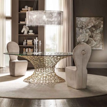 Mondrian Art Form runder Tisch von Cantori in verschiedenen Ausführungen und Größen erhältlich
