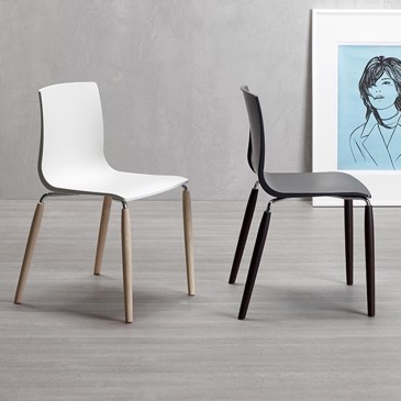 Cadeira Scab Design Natural Alice fabricada na Itália | kasa-store